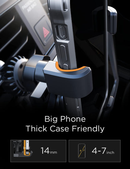 AINOPE Car Phone Holder Air Vent - [2025 Gravity Design] [Ultra Stable] Phone Holder for Car Air Vent, Universal Phone Mount for iPhone 16 Pro Max, Galaxy S25 Ultra, 4.0''-7.0'' Mobile Phone