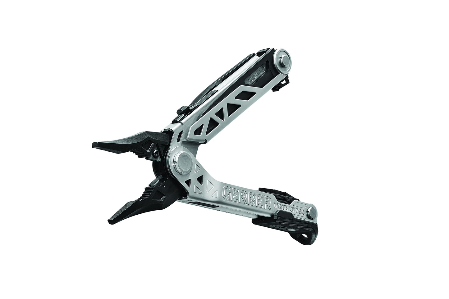Gerber Gear Center-Drive - Bit Set & Berry-Compliant Sheath - 16-Piece Multipurpose Tool with Knife, Wire Cutters, Pry Bar, Bottle Opener & More - Silver, Black Sheath