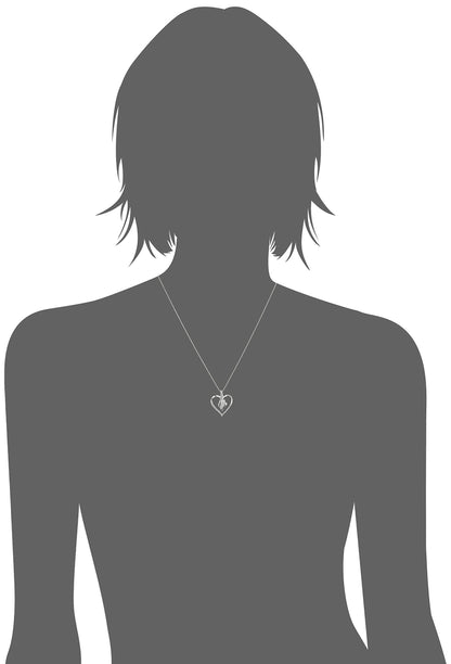 Amazon Essentials Diamond 3 Stone (1/4 cttw)18" Pendant Necklace (previously Amazon Collection)