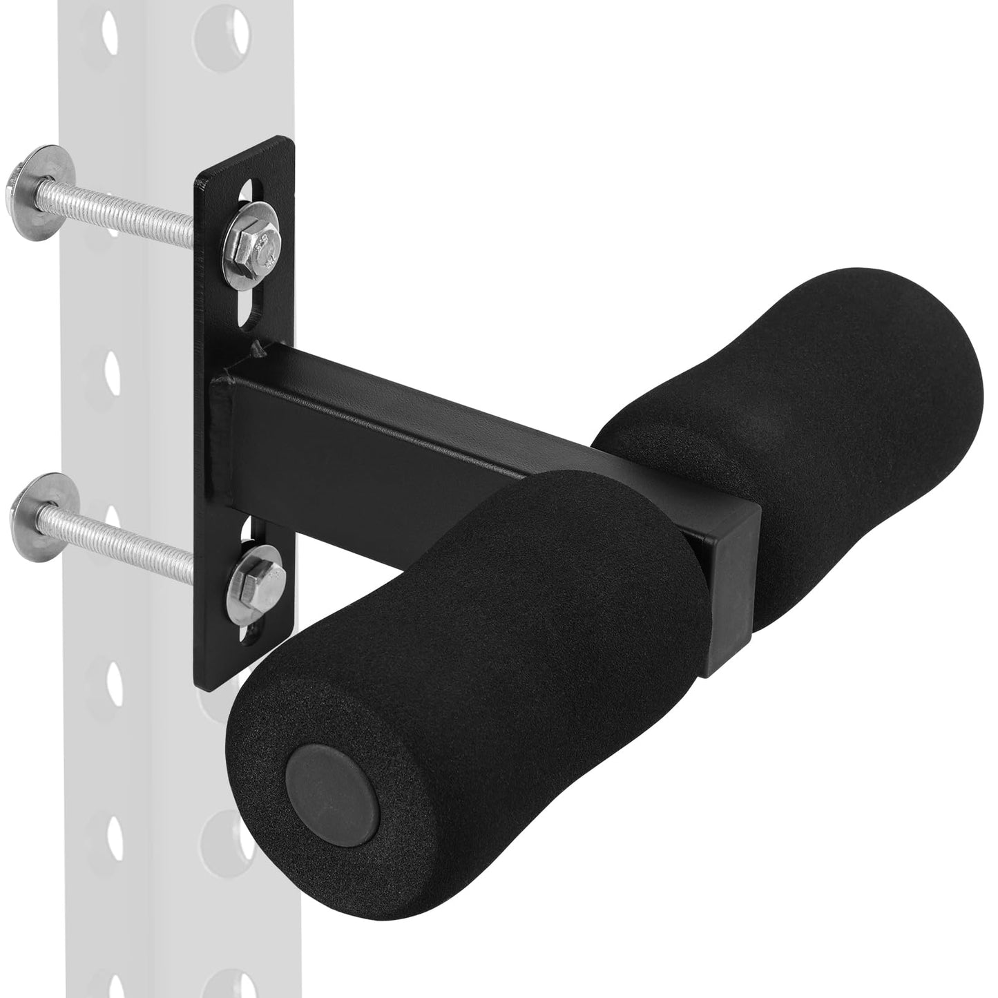 Nordic Hamstring Curl Squat Rack Attachment, Sit Up Assistant Device Abdominal Core Workout, Bulgarian Split Squats, for Power Rack Power Cage