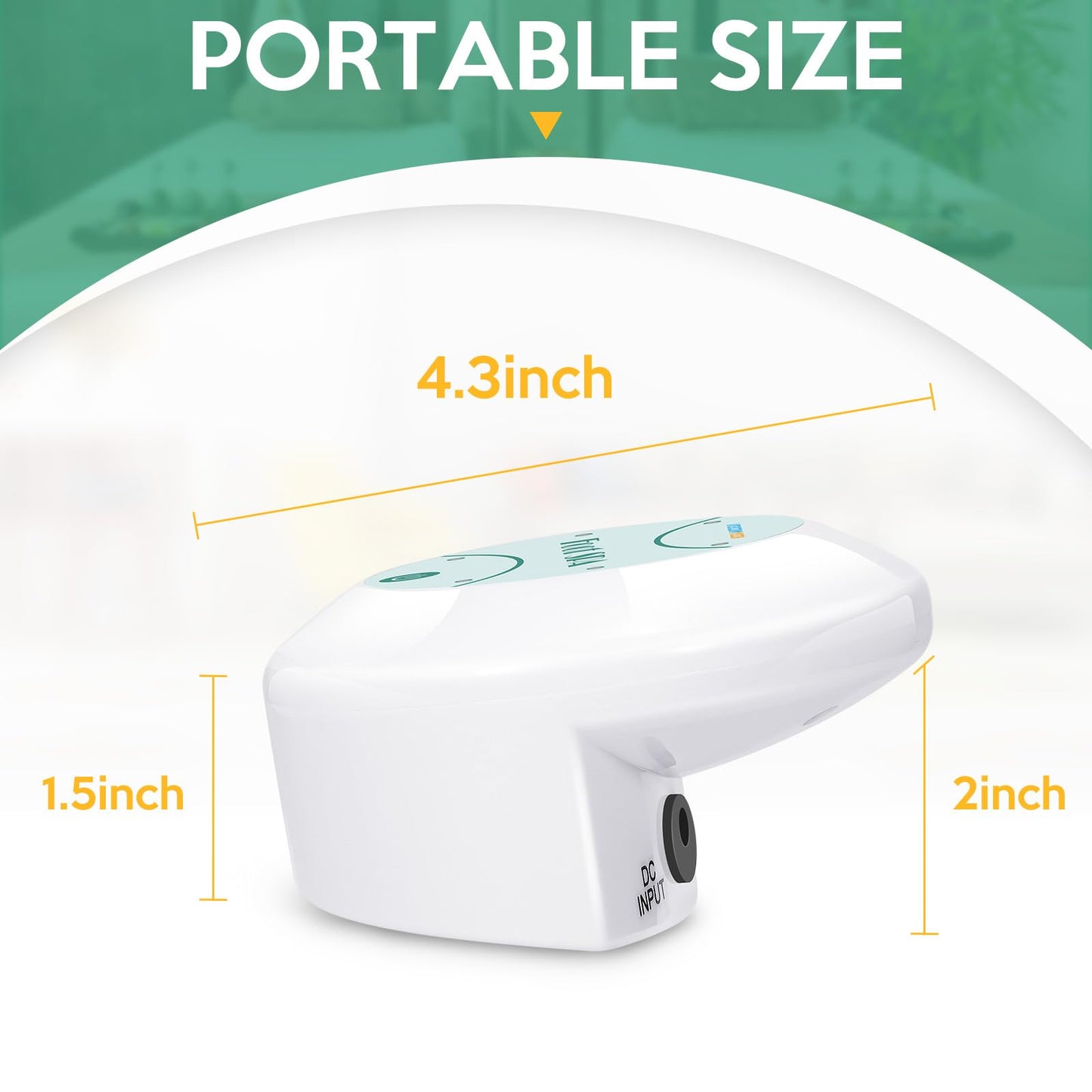 veicomtech Ionic Detox Foot Bath Machine, Foot Detox Mahine Ion Cleanse Machine for Home Use Beauty Club Salon, Regain Health & Vitality with 5 Liners （Tub Not Include）