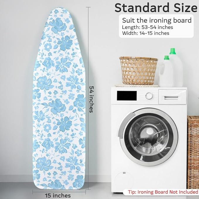 FIOBEE Ironing Board Cover and Pad Extra Thick Iron Board Pad