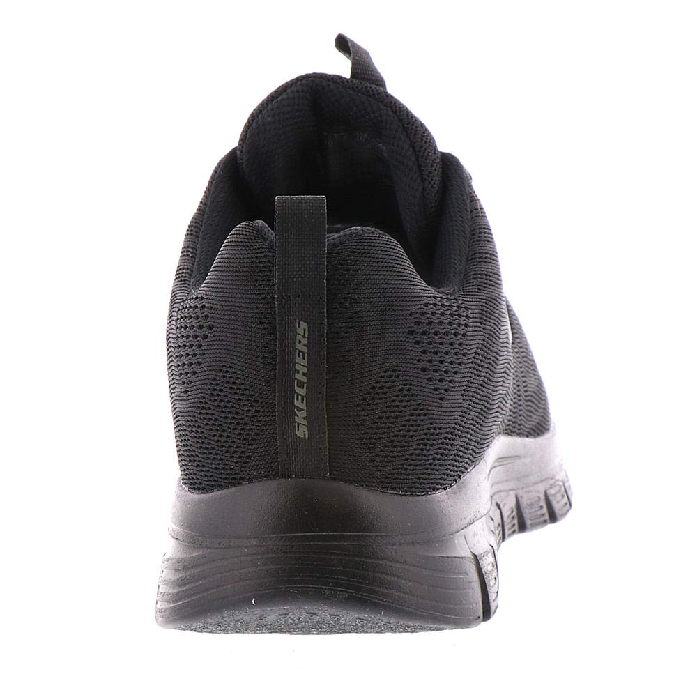 Skechers Women's Graceful Get Connected Sneaker, Black Mesh Trim, 6 UK