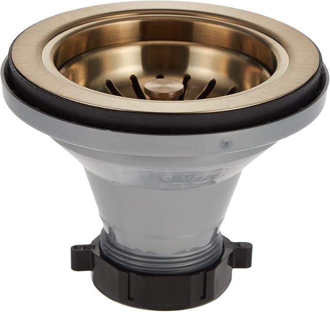 Delta Faucet 72010-CZ Flange and Strainer, Kitchen Sink, Champagne Bronze