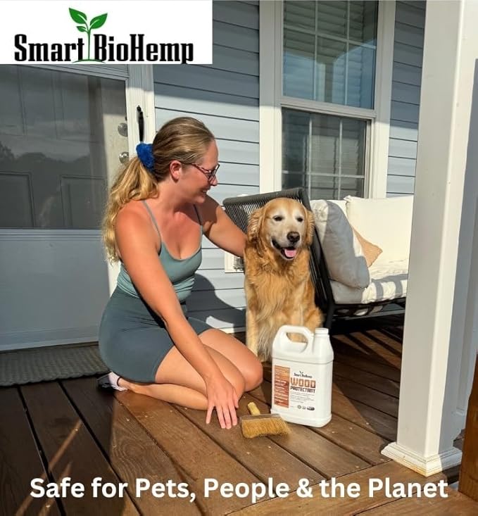 Plant-Powered 2.5-Gallon Wood Protectant, Protects from Water & UV Rays