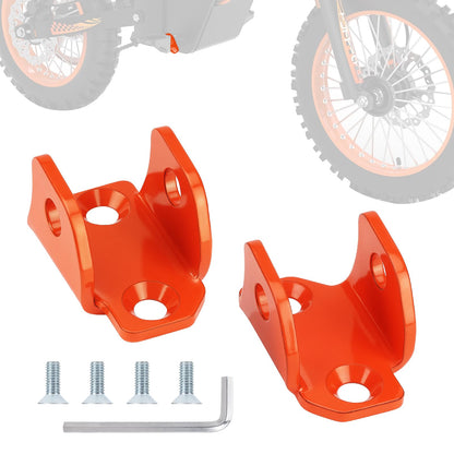 MurDvll Electric Dirt Bike Foot Pegs Bracket Holder Compatible with Tuttio Soleil 01, Stainless Steel Footpegs Mount Footrest Bracket for tutti soleil 01 Accessories (Orange)