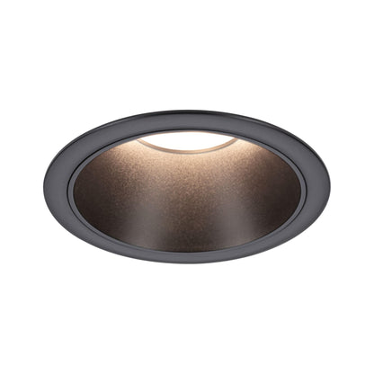 Paulmann 94869 LED recessed luminaire 3-Step dimming Cole Basic Set 3-Piece Set IP44 Round 88mm Coin 3x6W 3x470lm 230V 2700K