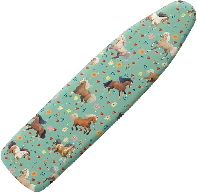 Flower Horse Iron Board Cover