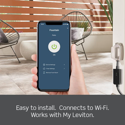 Leviton Decora Smart Switch, Wi-Fi 2nd Gen, Neutral Wire Required, Works with Matter, My Leviton, Alexa, Google Assistant, Apple Home/Siri & Wired or Wire-Free 3-Way, D215S-1RW, White