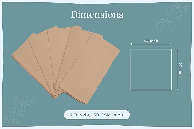 Beige Flour Sack Tea Towels