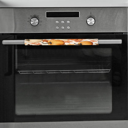 DXTKWL Fall Pumpkin Maple Leaves Refrigerator Door Handle Covers Set of 2 Kitchen Appliance Handle Covers Protector for Fridge Microwave Stove Oven Dishwasher