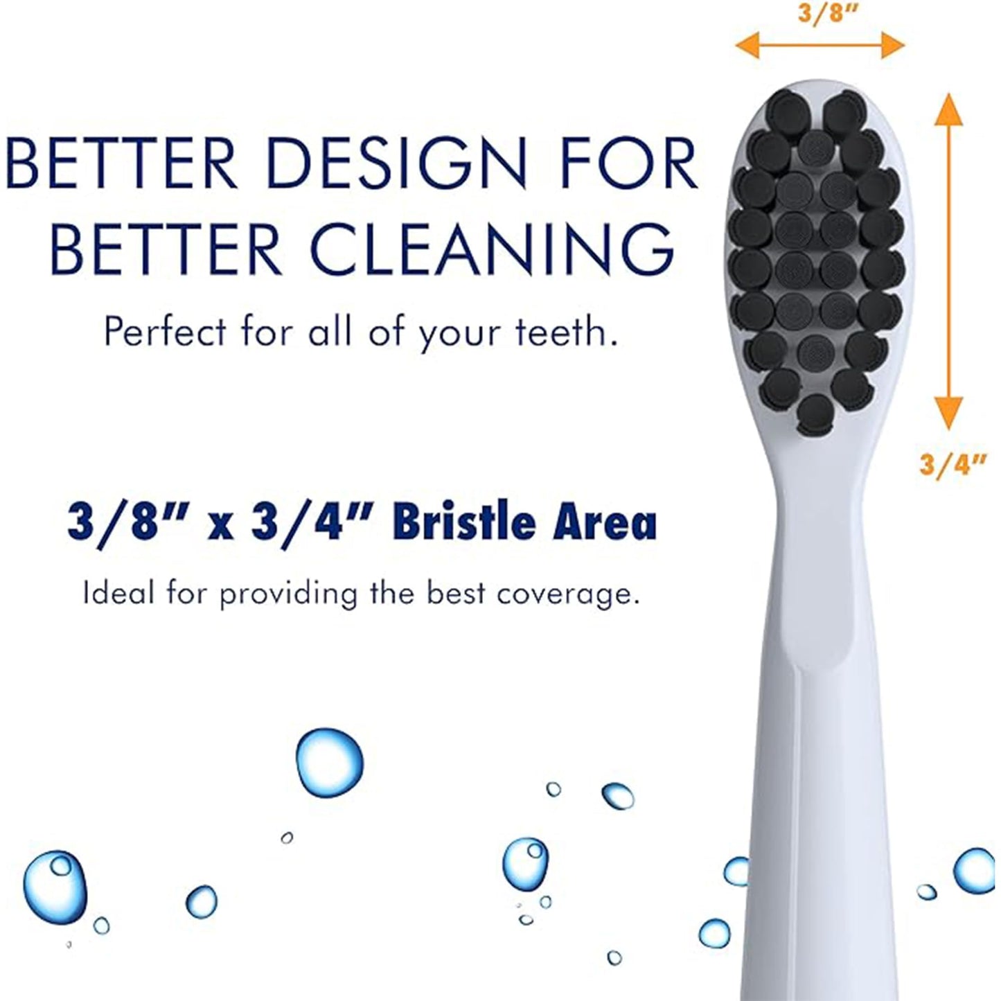 Sonic-FX Solo Electric Toothbrush - 3 Brushing Modes - with Intelligent Auto-Timer, Includes 2 Tooth Brush Heads, and 1 Interdental Head, Rechargeable, Electronic Charging/Storage Base (Black)