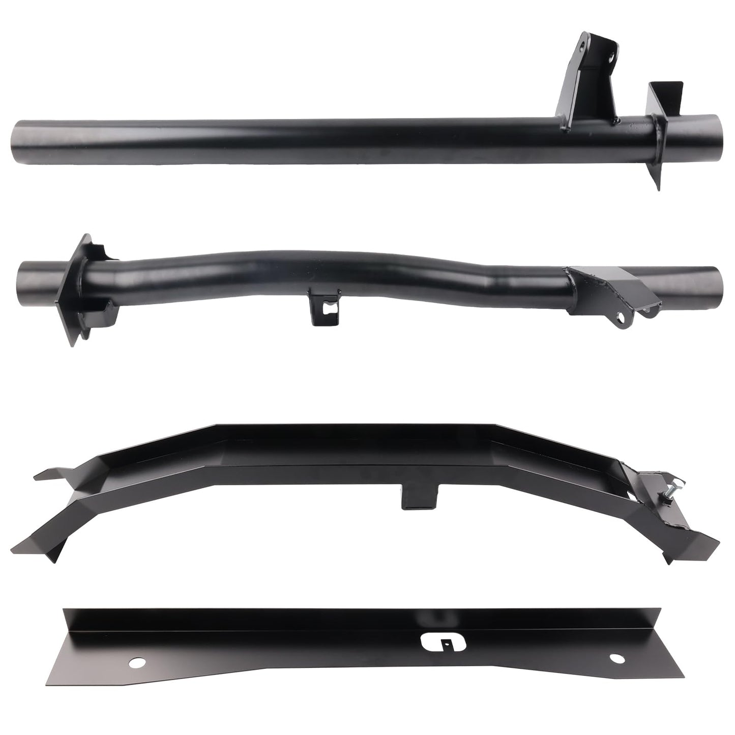 VVORHSBELL Front and Rear Fuel Tank Support Crossmember and Upper Shock Mount Crossmember and Spare Tire Support Plate Compatible with 2007-2014 Chevy Silverado 1500 GMC Sierra 1500 Regular Cab