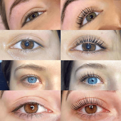 Luxe Cosmetics - Lash Lift Kit - Complete Set for Eyelash Lifting - New Pro Version - Easy to Apply and Long Lasting Finish - Professional Results up to 8 Weeks from Home- Includes 3 Applications