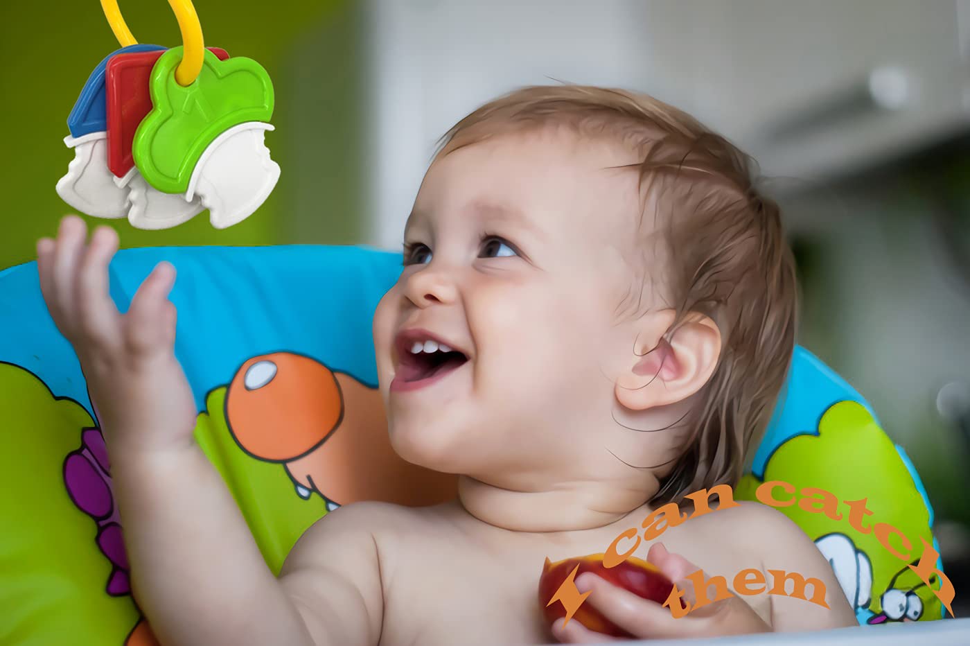 Baby Toys 0-6 Months Baby's Rattles Teether Toys First Baby Rattles Teether Toys Gift Set for Baby Boy Girl 3 6 9 12 Months 11 PCS (Blue for Boys)