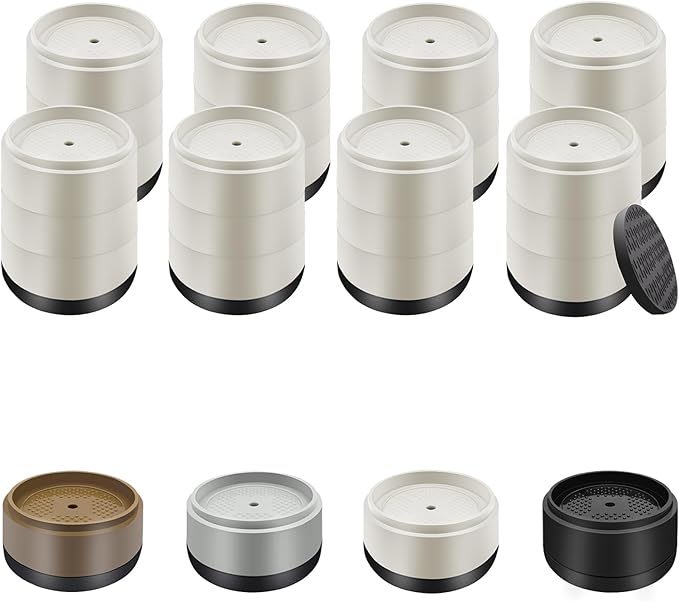 Furniture Risers Bed Risers Heavy Duty 1 inch, 2 inch, 3 inch, 4 inch Round