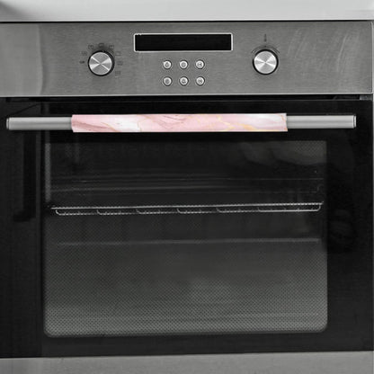 DXTKWL Pink Rose Gold Marble Print Refrigerator Door Handle Covers Set of 2 Kitchen Appliance Handle Covers Protector for Fridge Microwave Stove Oven Dishwasher