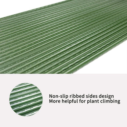 YIDIE Garden Stakes Sturdy Metal Fence Post 5 Ft Plastic Coated Steel Plant Sticks for Tomatoes,Trees,Cucumber,Fences,Beans,Pack of 50