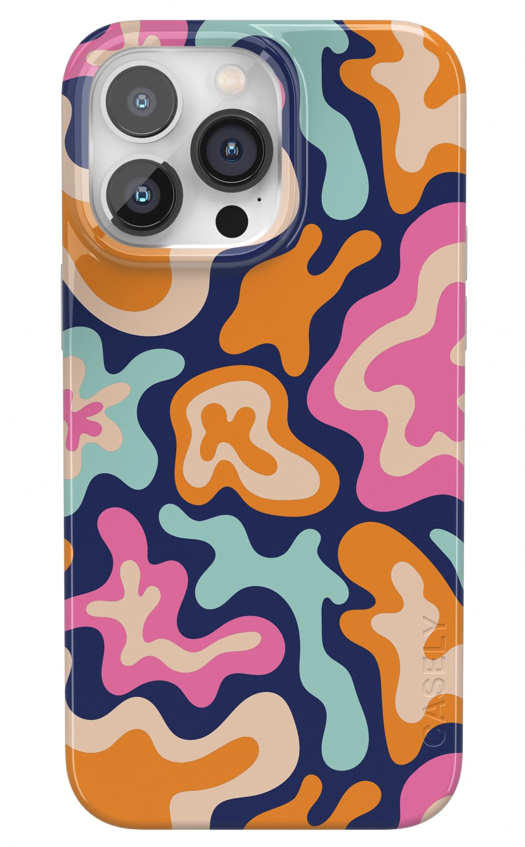 Casely iPhone 14 Pro Max Case | Fit Check | Neutral Checkerboard | Compatible with MagSafe | Classic Ultra Slim Design