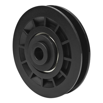Topfinder Pulley 78 mm, pulley for ropes, pulleys with ball bearings, pulley, replacement parts, fitness equipment, power station wheels, 2 pieces