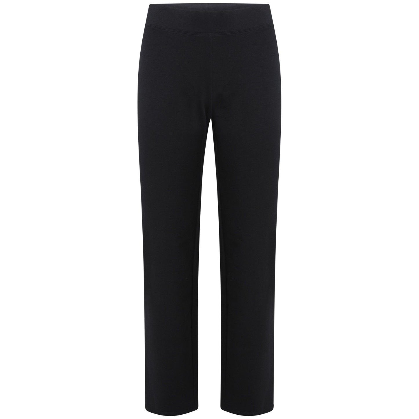 UC Ex Marks & Spencer Ladies Cotton Rich Straight Leg Yoga Joggers Womens Sport Jogging Bottoms Gym Clothes Tracksuit Casual Fitness Outdoor Plus Size Running Pants (Black, 18 (30" Regular))