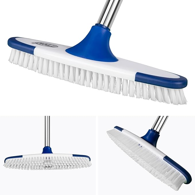 ITTAHO Floor Scrub Brush with Long Handle