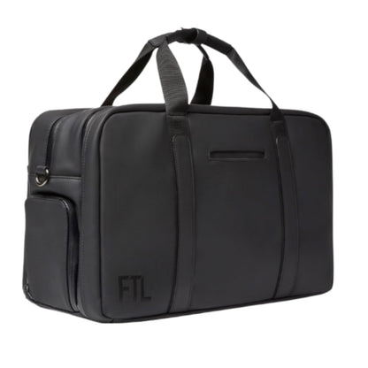 The FTL Pro Mens Travel Bag - 30L Premium Work to Gym Weekender Duffel with Garment Bag, Shoe Space & 18" Laptop Sleeve - Organized Athletic Business Carry On Hybrid, Fits Under Airplane Seat - Black