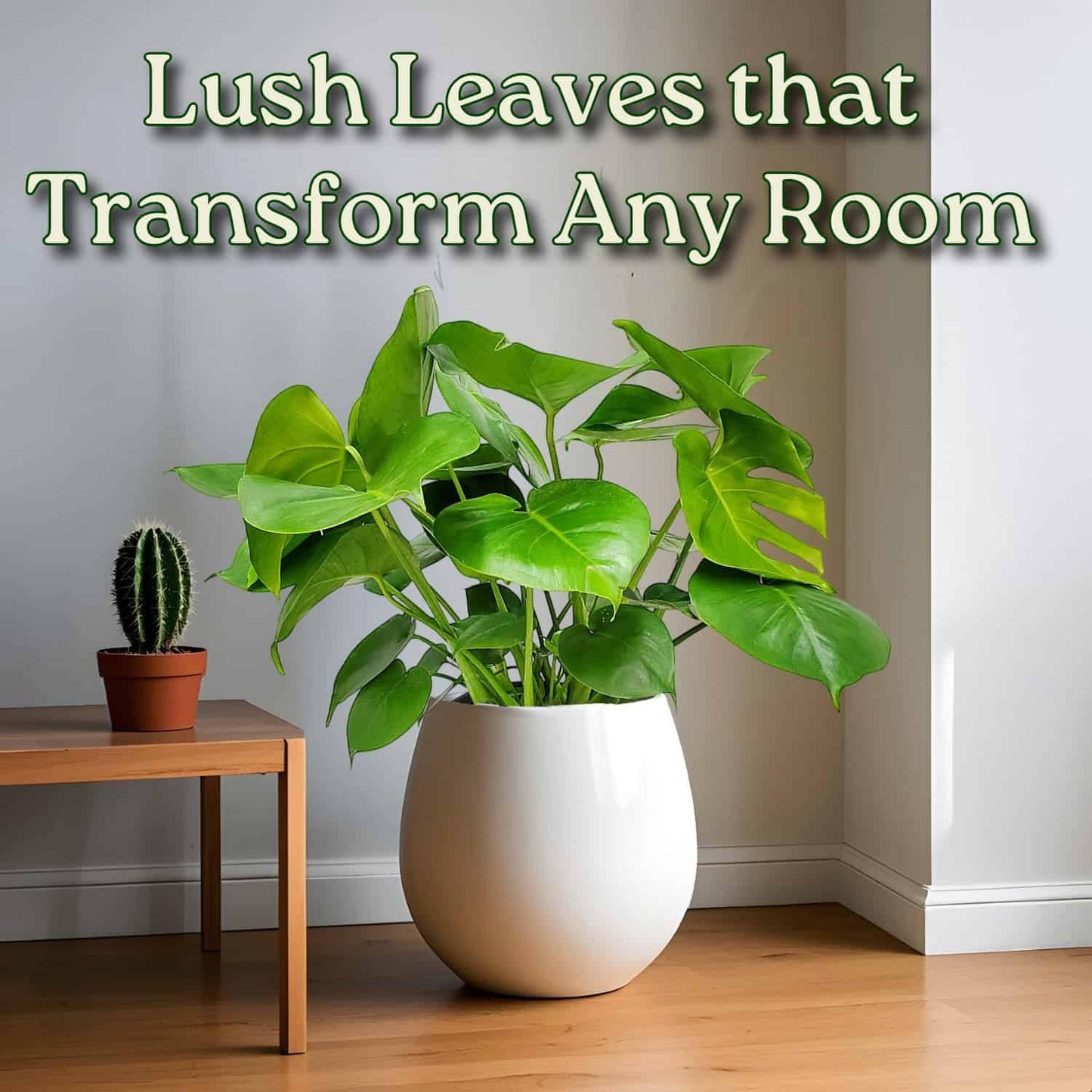Monstera Deliciosa Plant - Swiss Cheese Split Leaf Philodendron Plant - Large Plant - Overall Height 24" to 28" - Tropical Plants of Florida