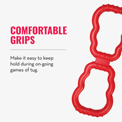 KONG - Tug - Durable Stretchy Rubber, Tug of War Dog Toy - For Medium Dogs