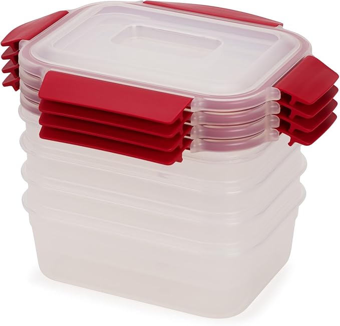 Joseph Joseph Nest Lock 8-piece Plastic BPA Free Food Storage Container Set