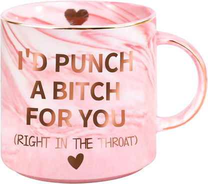 Birthday Gifts for Women Girlfriend Sister Friends, Valentines Day Gifts for Her, Galentines Mothers Day Mom Present for Mom Wife from Daughter Son, 12 OZ Funny Coffee Mug Christmas Stocking Stuffers