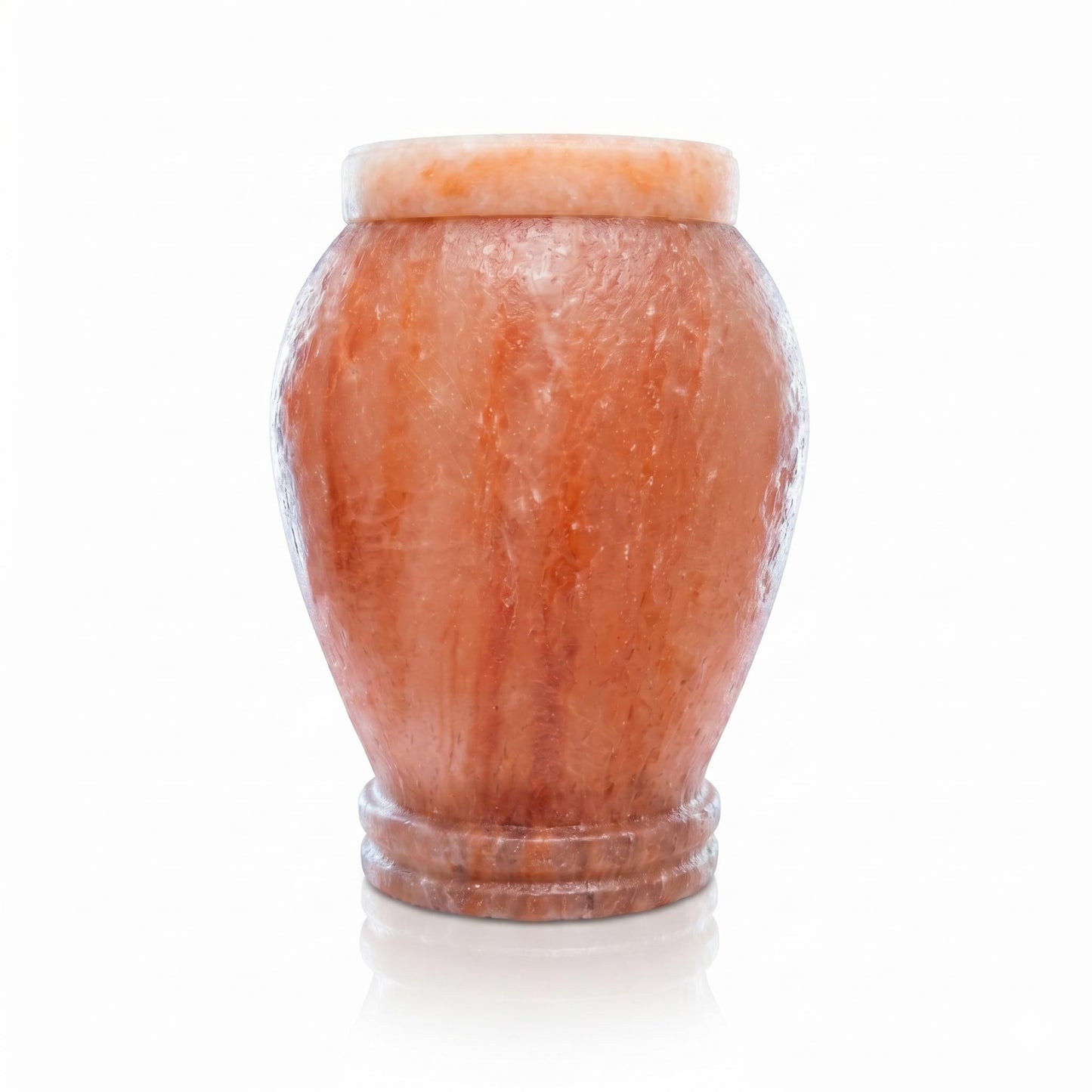 Handcrafted Pink Himalayan Salt Keepsake Urn for Human Ashes Male or Female