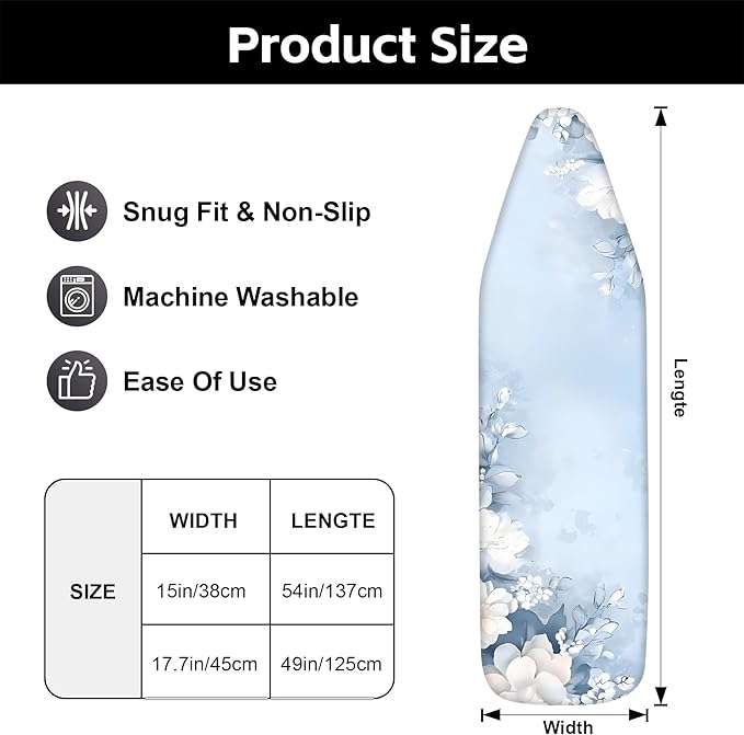 Ironing Board Cover for Crafting, Flat Decoration