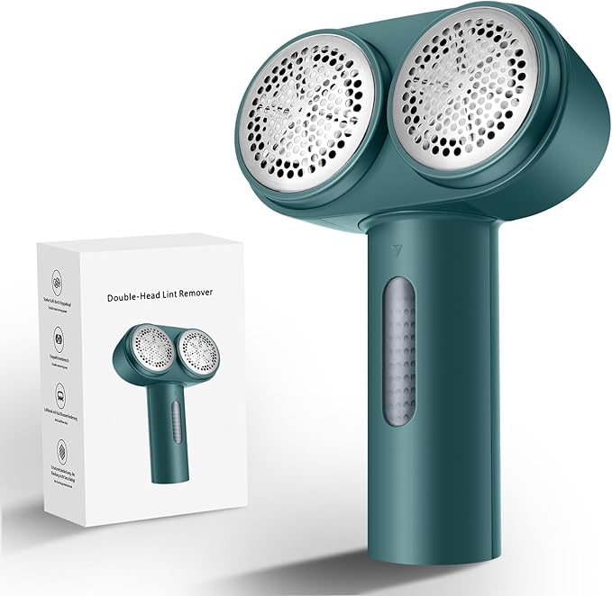 Fabric Shaver, Handzee Electric Lint Shaver, Dual Motor Sweater Shaver