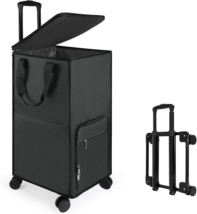 Bukere Extra Large Rolling Laundry Basket