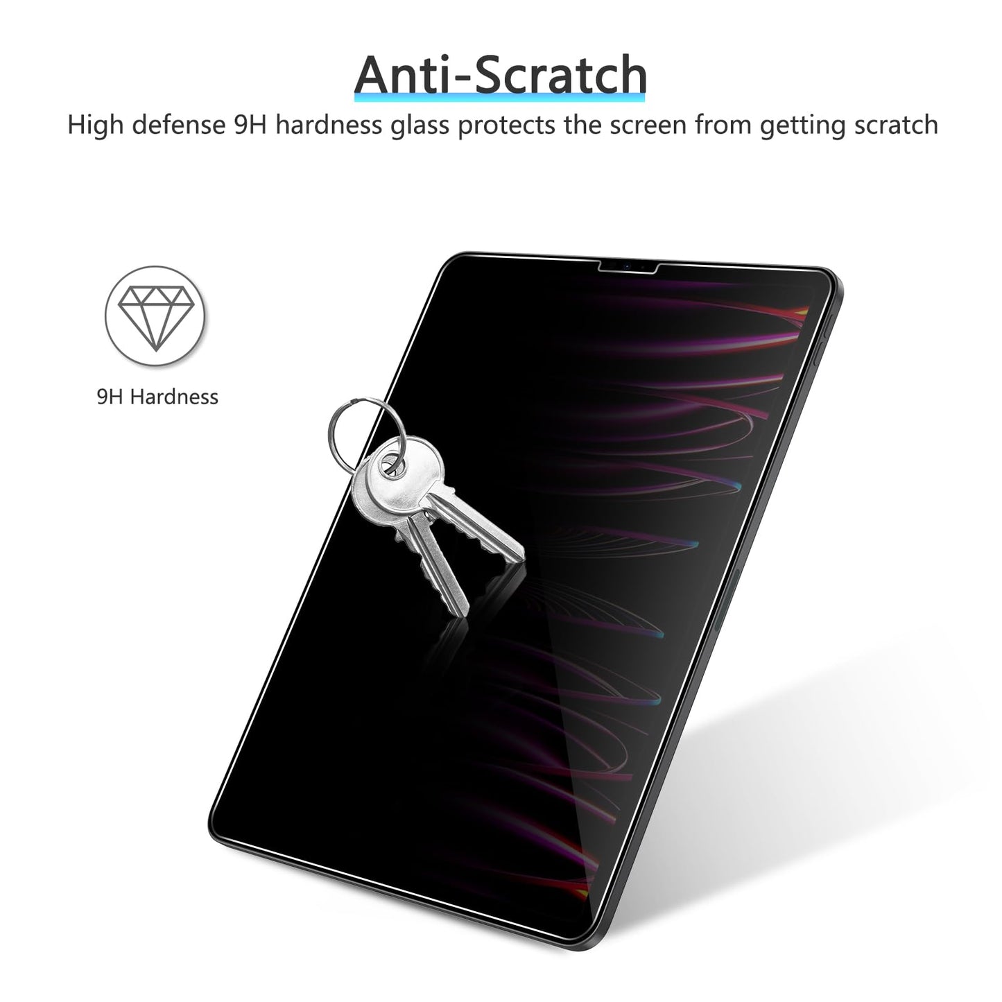 OMOTON Screen Protector for iPad Air 5th 4th Generation (Air 5/4, 10.9 Inch, 2022/2020) iPad Pro 11 Inch (2022/2021/2020/2019) Tablet - Tempered Glass, Case Friendly, Apple Pencil Compatible, 2 Pack
