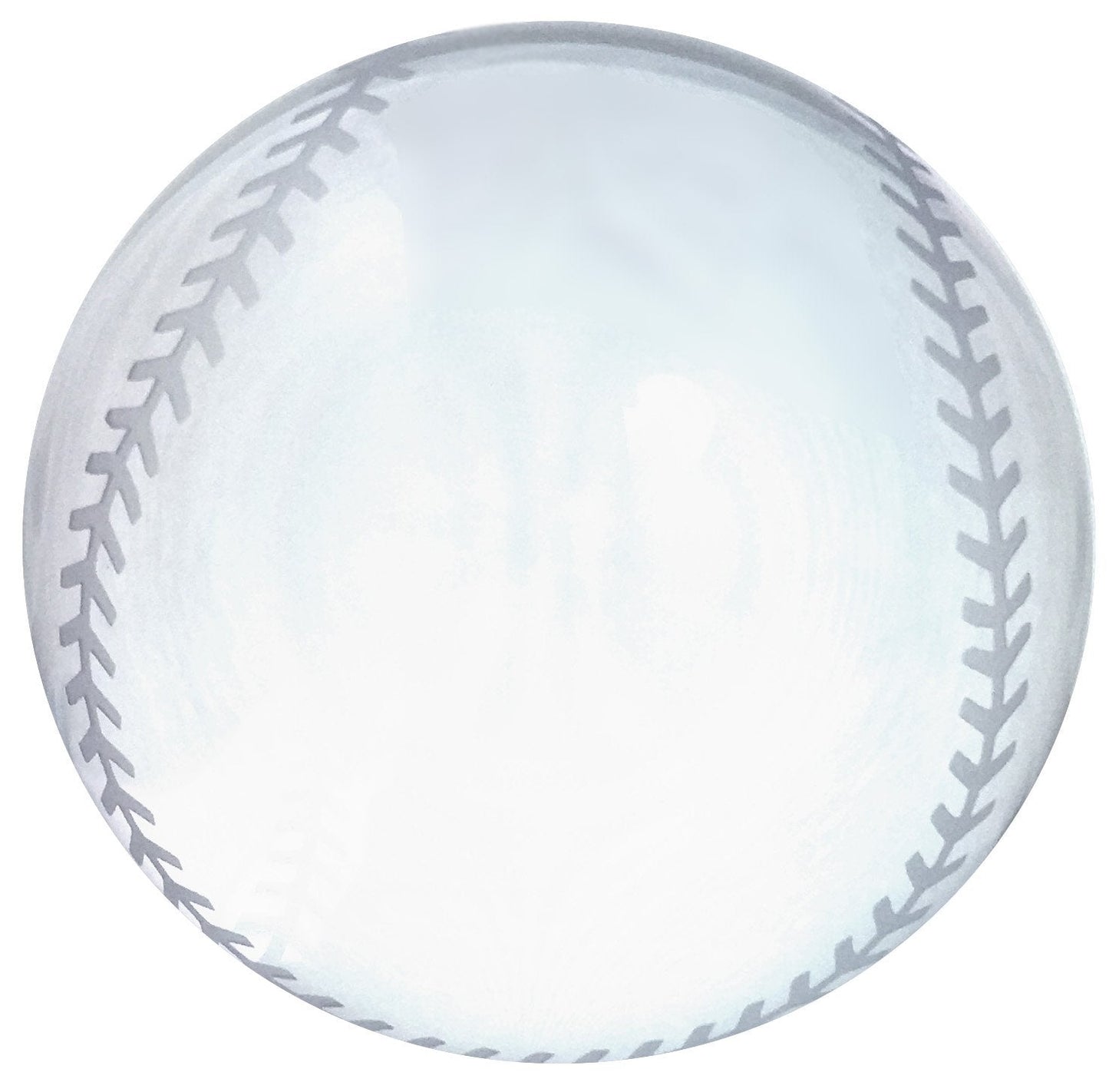 Amlong Crystal Baseball Paperweight 3 inch with Gift Box