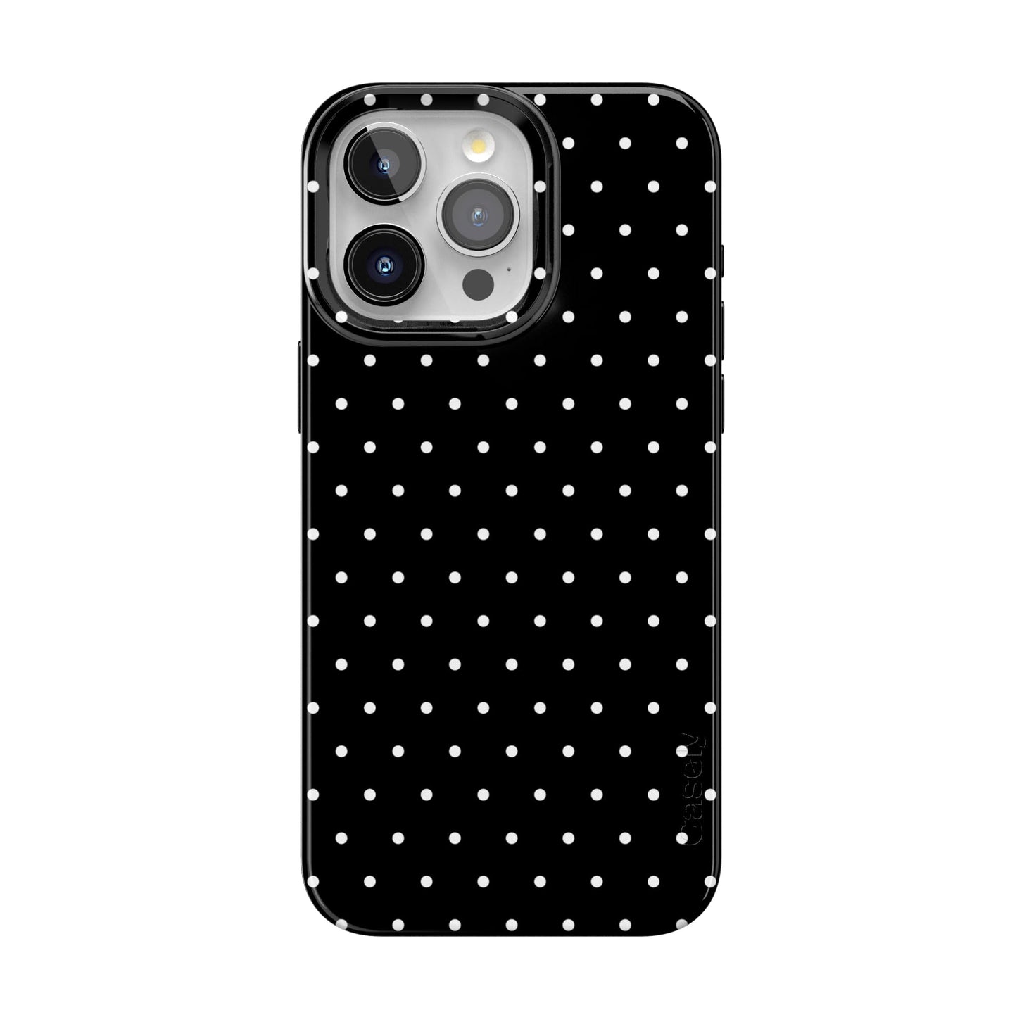 Casely iPhone 15 Pro Case | Fit Check | Neutral Checkerboard | Compatible with MagSafe | Classic Ultra Slim Design