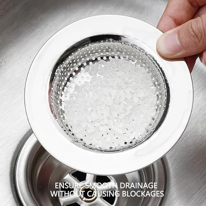 2 Pack Upgraded Double-Layer Kitchen Sink Strainer