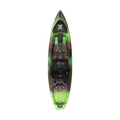 Perception Kayaks Pescador Pro 10 | Sit on Top Fishing Kayak with Adjustable Lawn Chair Seat | Large Front and Rear Storage | 10' 6" | Moss Camo