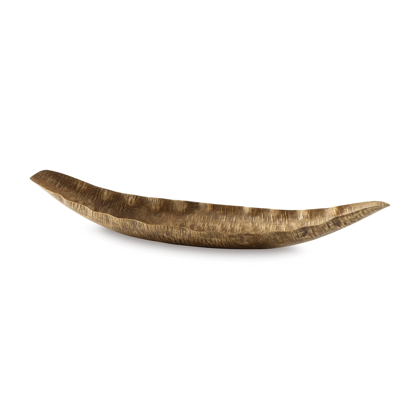 Signature Design by Ashley Wystenburg Casual Metal Tray with Wave Design, Gold