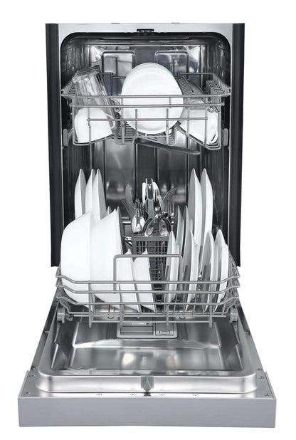 EdgeStar BIDW1802BL 18 Inch Wide 8 Place Setting Built-In Dishwasher