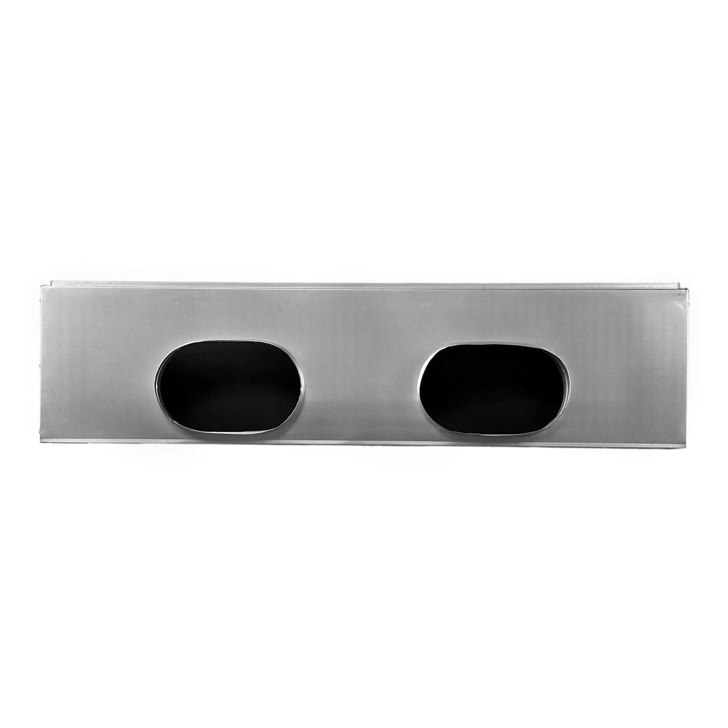 BUILDMART - 48" Plenum Box for [48" Linear Slot Diffuser - (3 Slot) Triple Slot] Premium Insulated Galvanized Sheet Metal Plenum Box for Heating and Cooling - Texas Buildmart