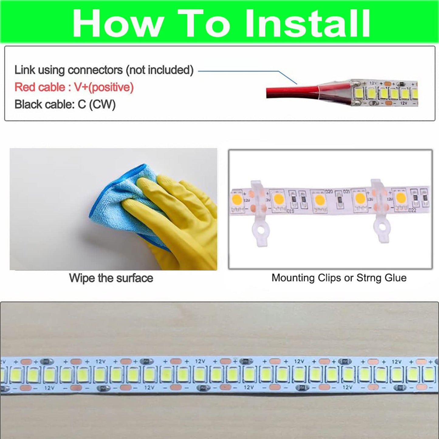 SUYOOULIN LED Strip Lights, SMD 2835 LED Strip, DC12V 1200LEDs 16.4Ft 26000LM High Density LED Light Strips Tube Waterproof IP67, 3 Times Brightness Than SMD3528 LED Strip, Ice Blue