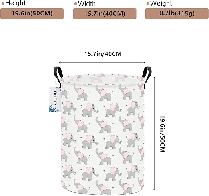 Round waterproof laundry basket, laundry Hampers