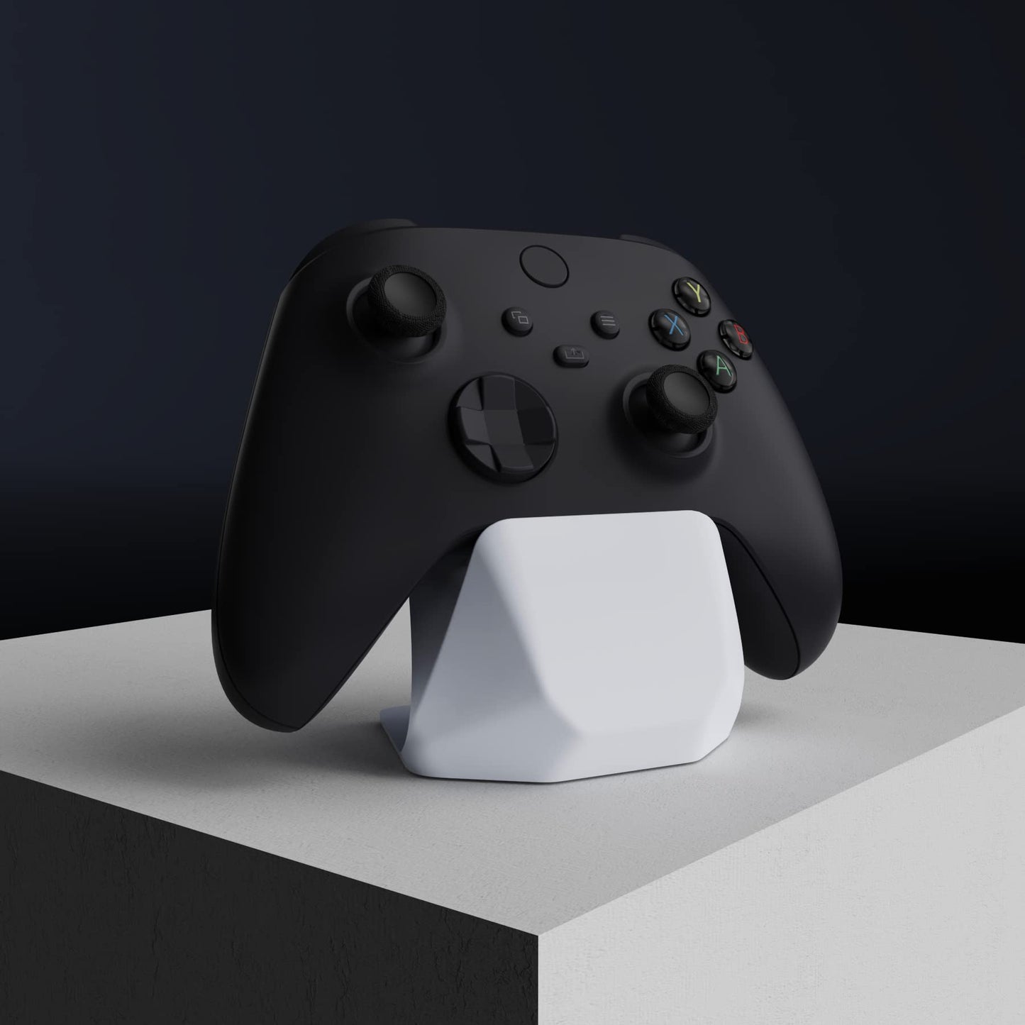 PlayVital Universal Game Controller Stand for Xbox Series X/S Controller, Gamepad Stand for PS5/4 Controller, Display Stand Holder for Switch Pro Controller - White