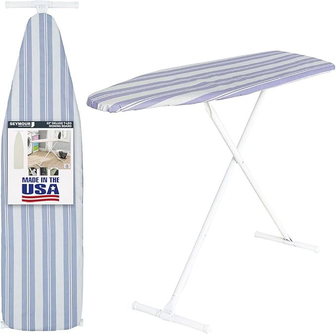Full Size Ironing Board with Cover & Pad – Made in USA by Seymour Home Products