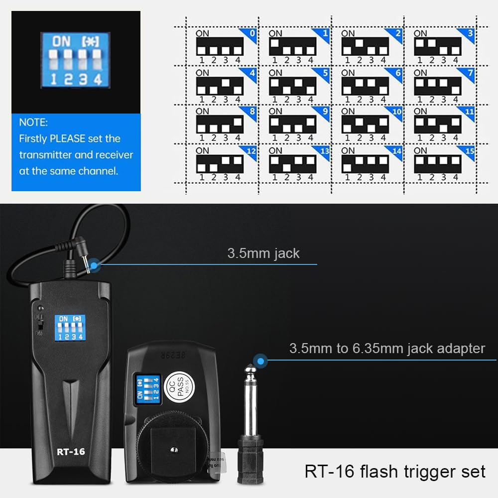 Godox Studio Flash Kit for Photography, 600W Studio Strobe Light Set with Bowens Mount, 2.4G X System MS300 Monolights, Flash Trigger, Softbox, Tripod Stands, Reflector Storage Bag, Umbrella
