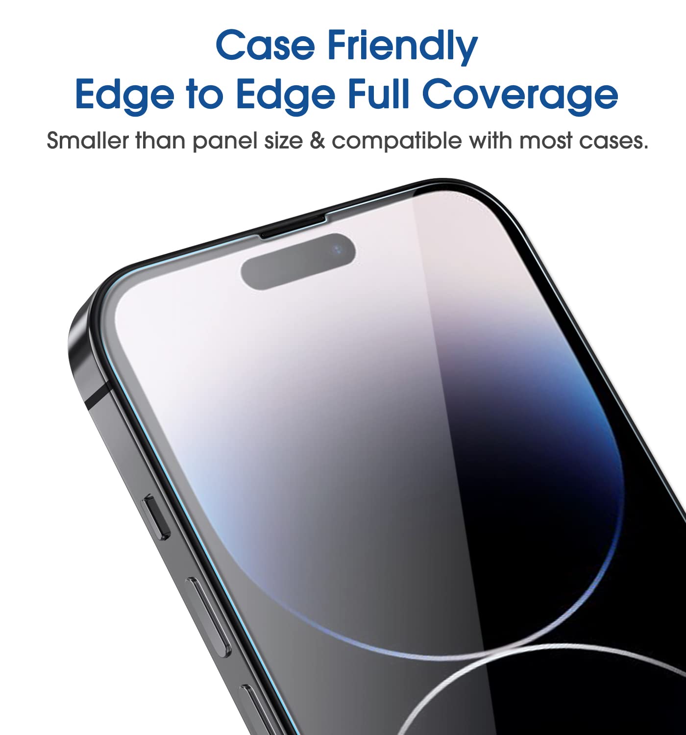 amFilm Easiest Installation OneTouch for iPhone 15 Pro Max Screen Protector [6.7 Inch] Tempered Glass + Camera Lens Protector, Auto-Alignment Tech, Bubble Free, Case Friendly, Anti-Scratch [2+2 Pack]