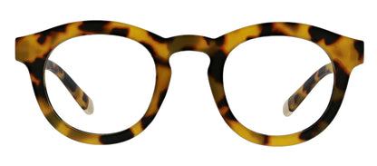 Peepers by PeeperSpecs Oprah's Favorite Women's Stardust Round Blue Light Blocking Reading Glasses - Tokyo Tortoise +1.50